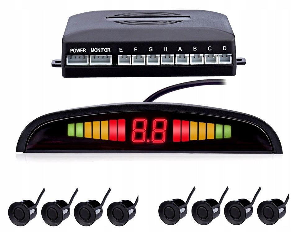 REVERSING SENSOR 8 SENSORS 4 FRONT 4REAR PARKING Manufacturer code CZUJNIKI PARKOWANIA