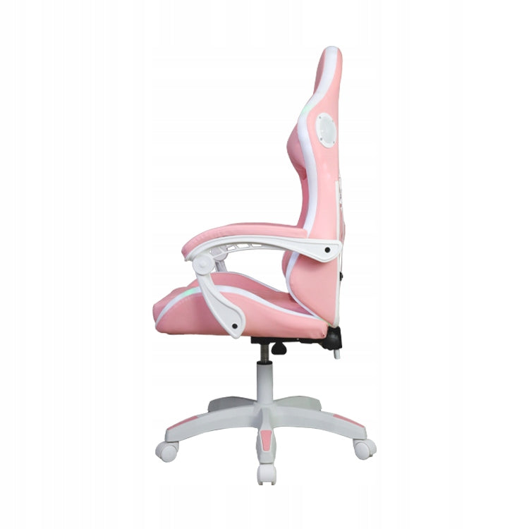 RGB LED Gaming Chair + BT Speakers COBRA WS8151 Pink Maximum seat height 56 cm
