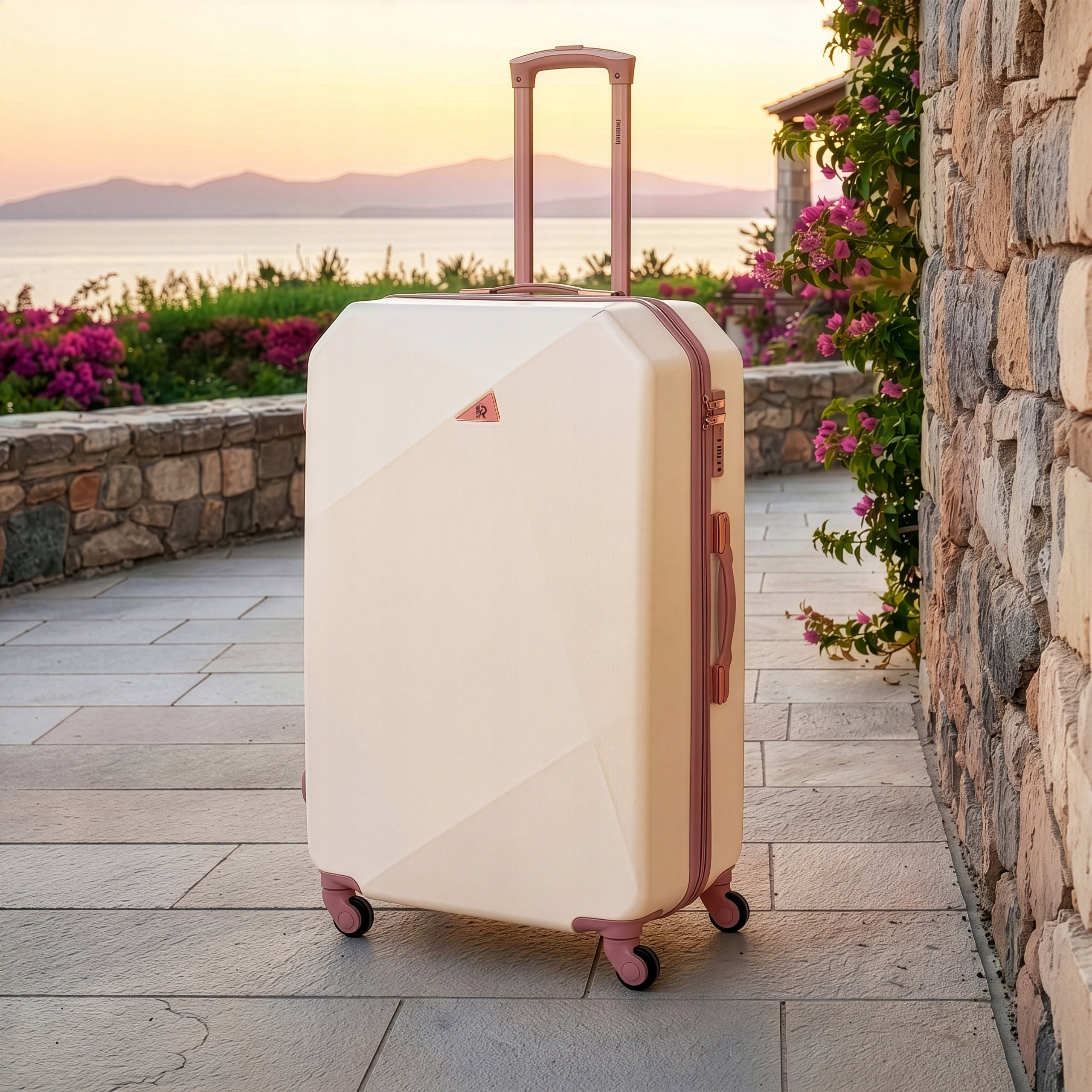 RGL LARGE TRAVEL SUITCASE 4 WHEELS COMBINATION LOCK TSA BAG LUGGAGE XXL Brand RGL