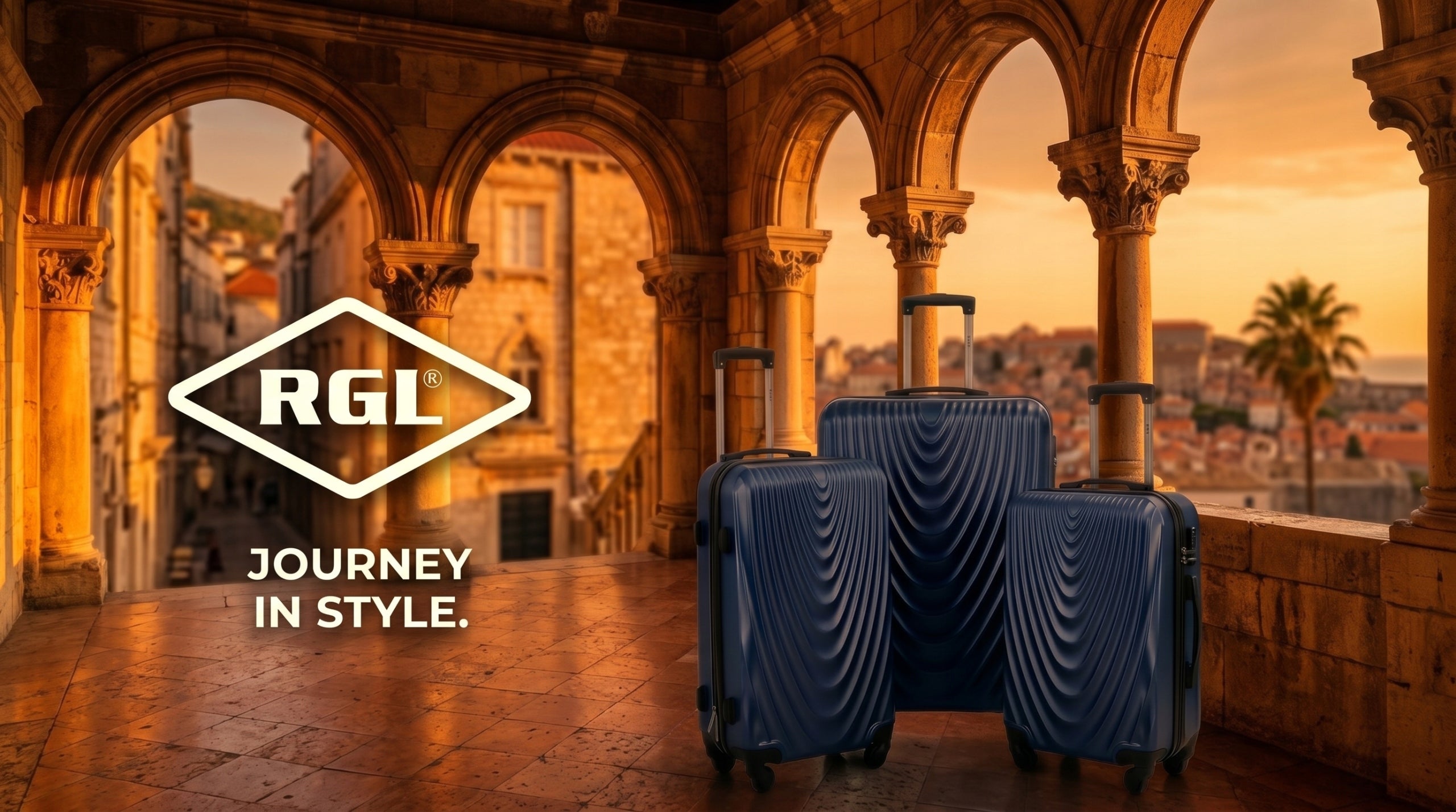 RGL Large suitcase XXL travel BAG LUGGAGE 4 wheels ABS Manufacturer code 663 WALIZKA DUŻA xxl