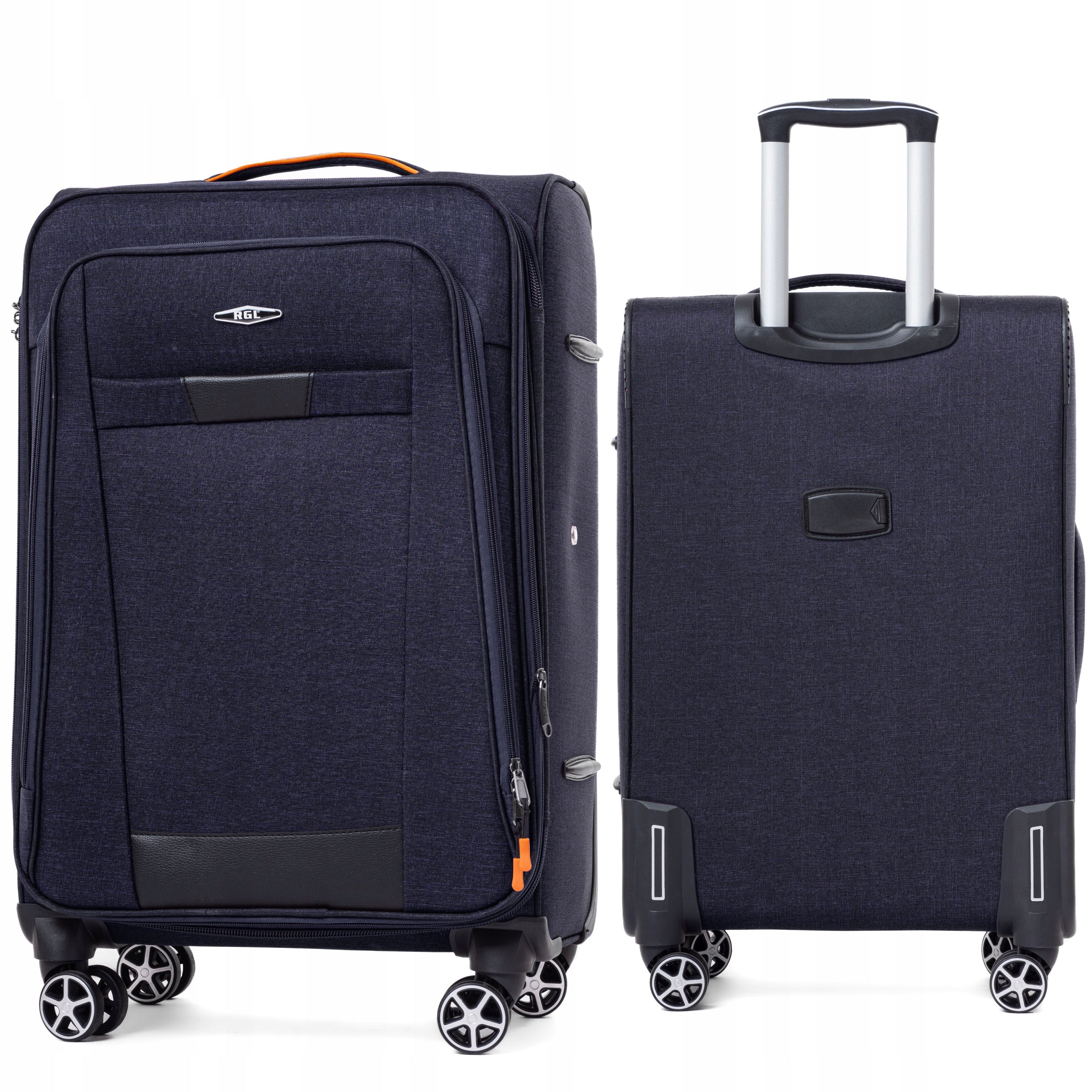 RGL Large travel suitcase roomy material on 4 WHEELS XXL BAG Manufacturer code S30 walizka XXL duża materiałowa