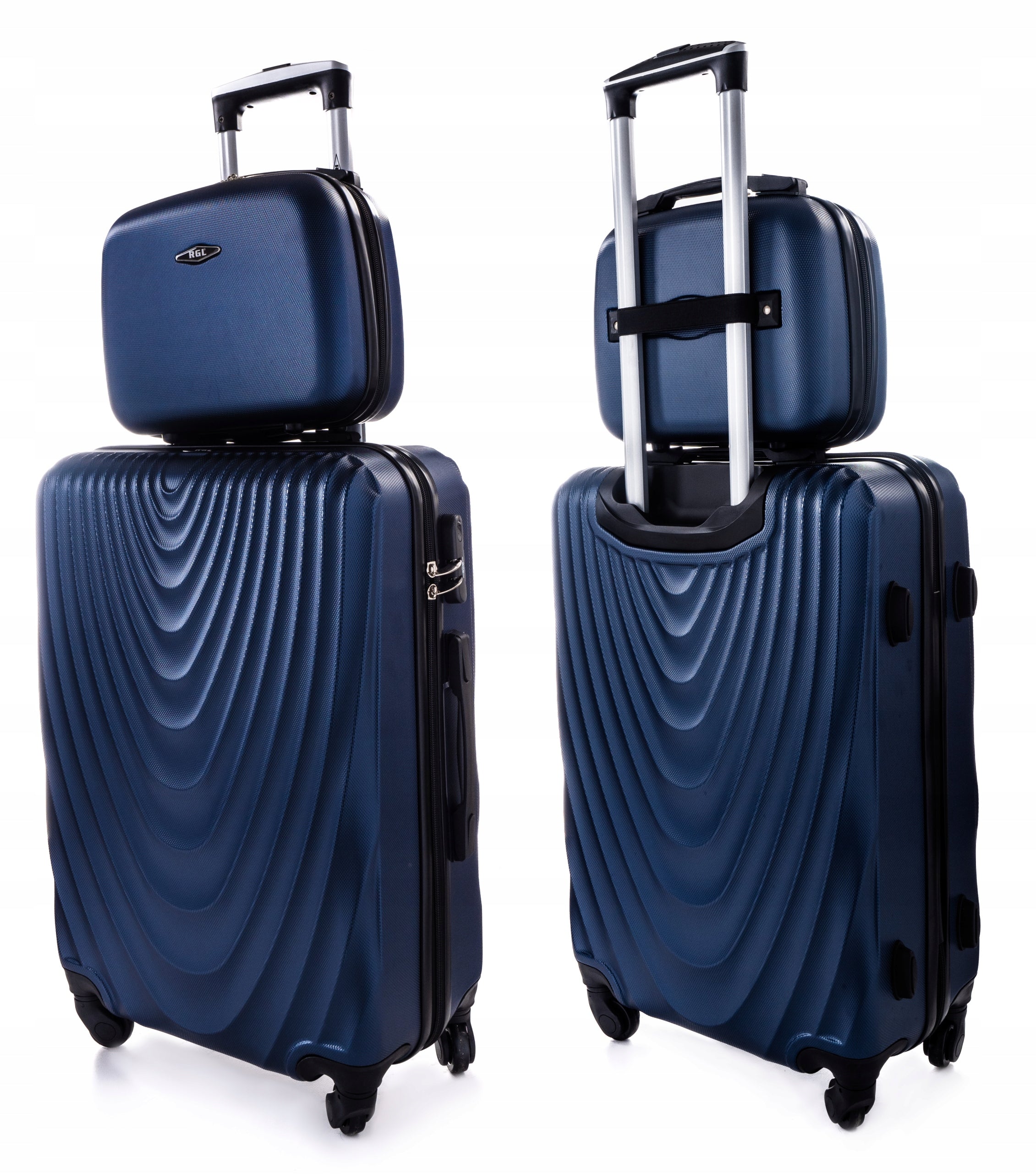 RGL SET 2in1 LARGE SUITCASE XXL TRAVEL + CHEST BAG COSMETIC BAG Depth (shorter edge) 27 cm