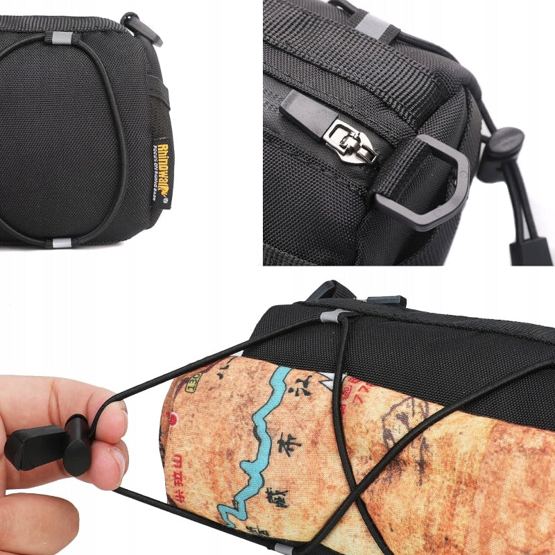 RHINOWALK BICYCLE HANDLEBAR POUCH BICYCLE BAG WITH BELT ROOMY 2L Brand Rhinowalk