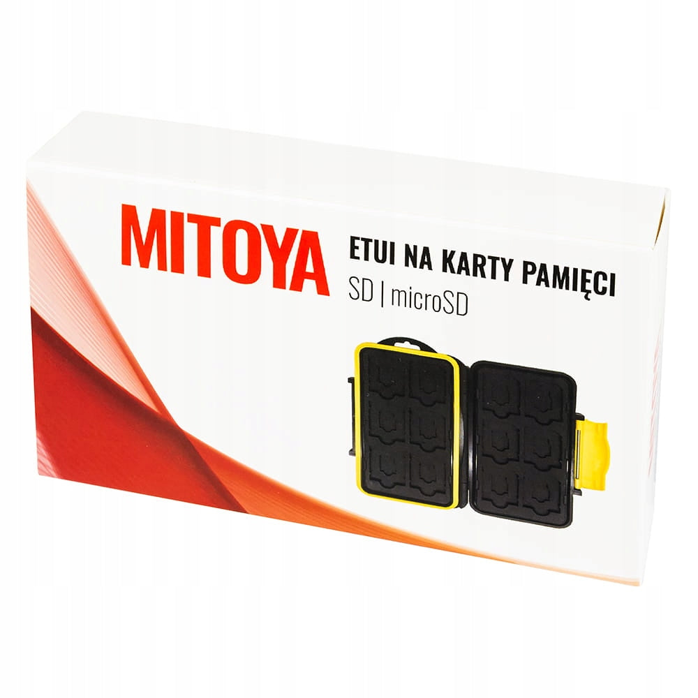 RIGID CASE ORGANIZER FOR 12 MEMORY CARDS SD MICROSD MITOYA Packaging status original