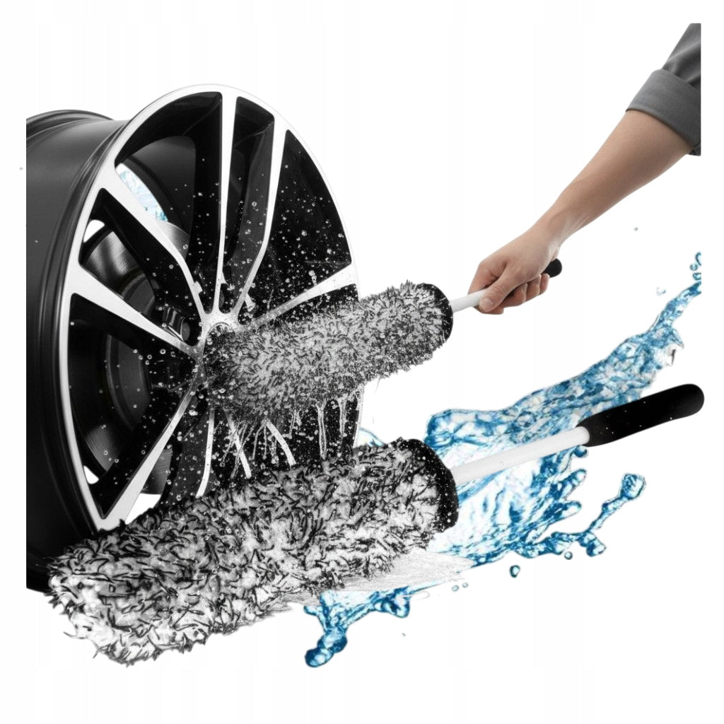 RIM BRUSH 46cm MICROFIBER WHEEL WASH AUTO DETAILING SOFT WITHOUT SCRATCHES Packaging status original
