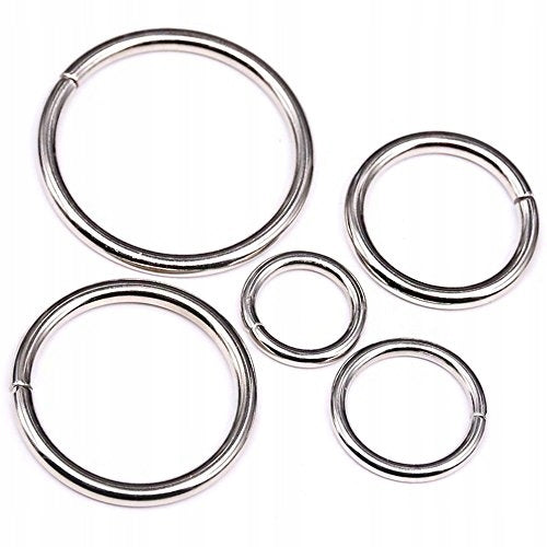 RINGS O METAL SILVER FOR BAGS DIY ACCESSORIES 50 PCS. metal Brand no brand