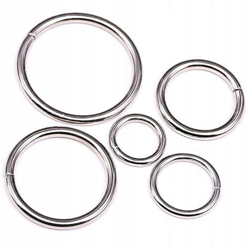 RINGS O METAL SILVER FOR BAGS DIY ACCESSORIES 50 PCS. metal