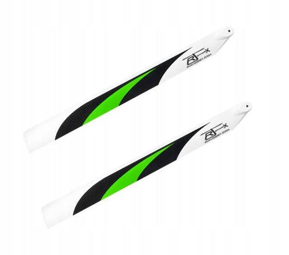 RJX 500 Vector Premium CF FBL 500mm Carbon Shovels For RC Helicopter