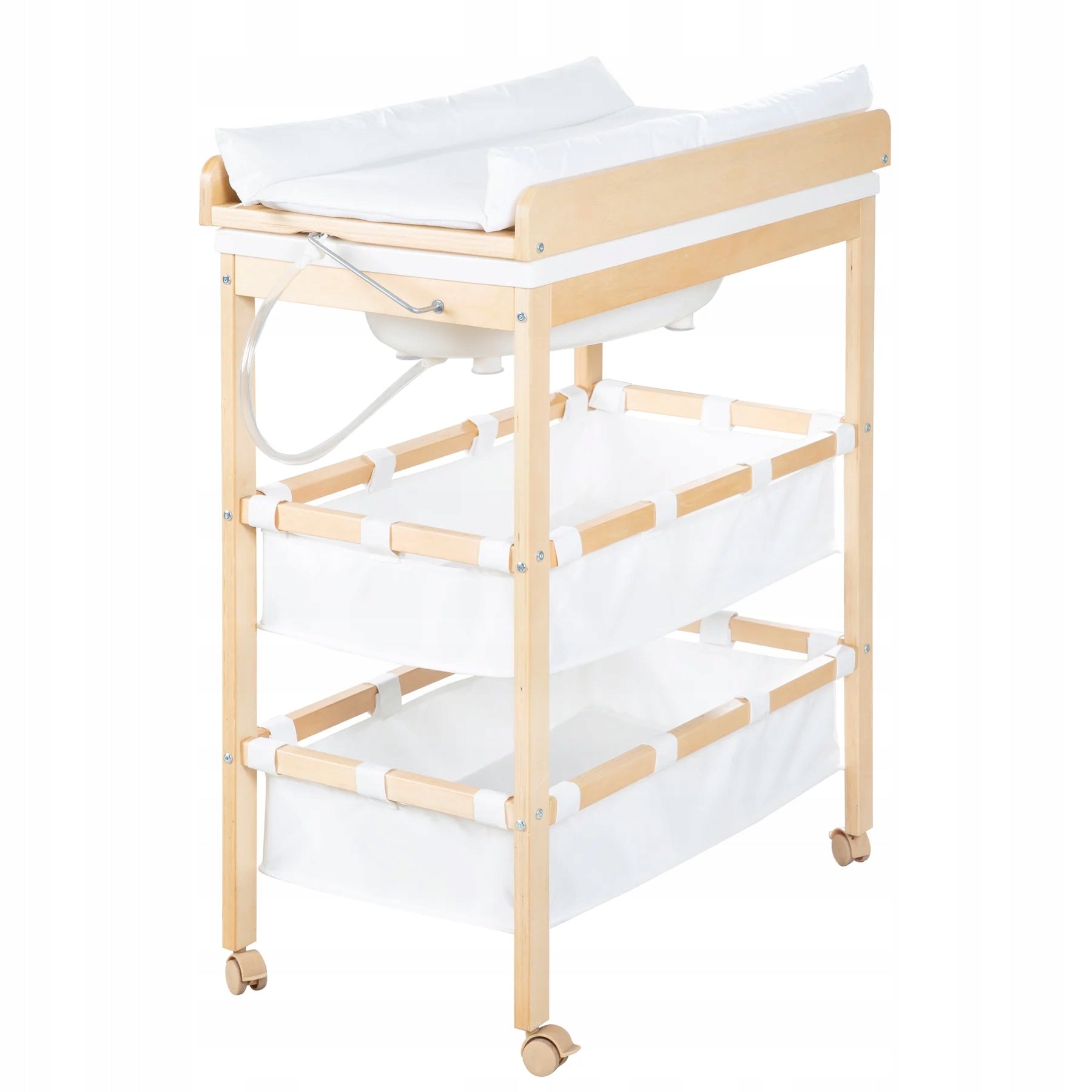 ROBA BATH DRESSER WITH BATHTUB, CHANGING TABLE AND BABY POOL STAND