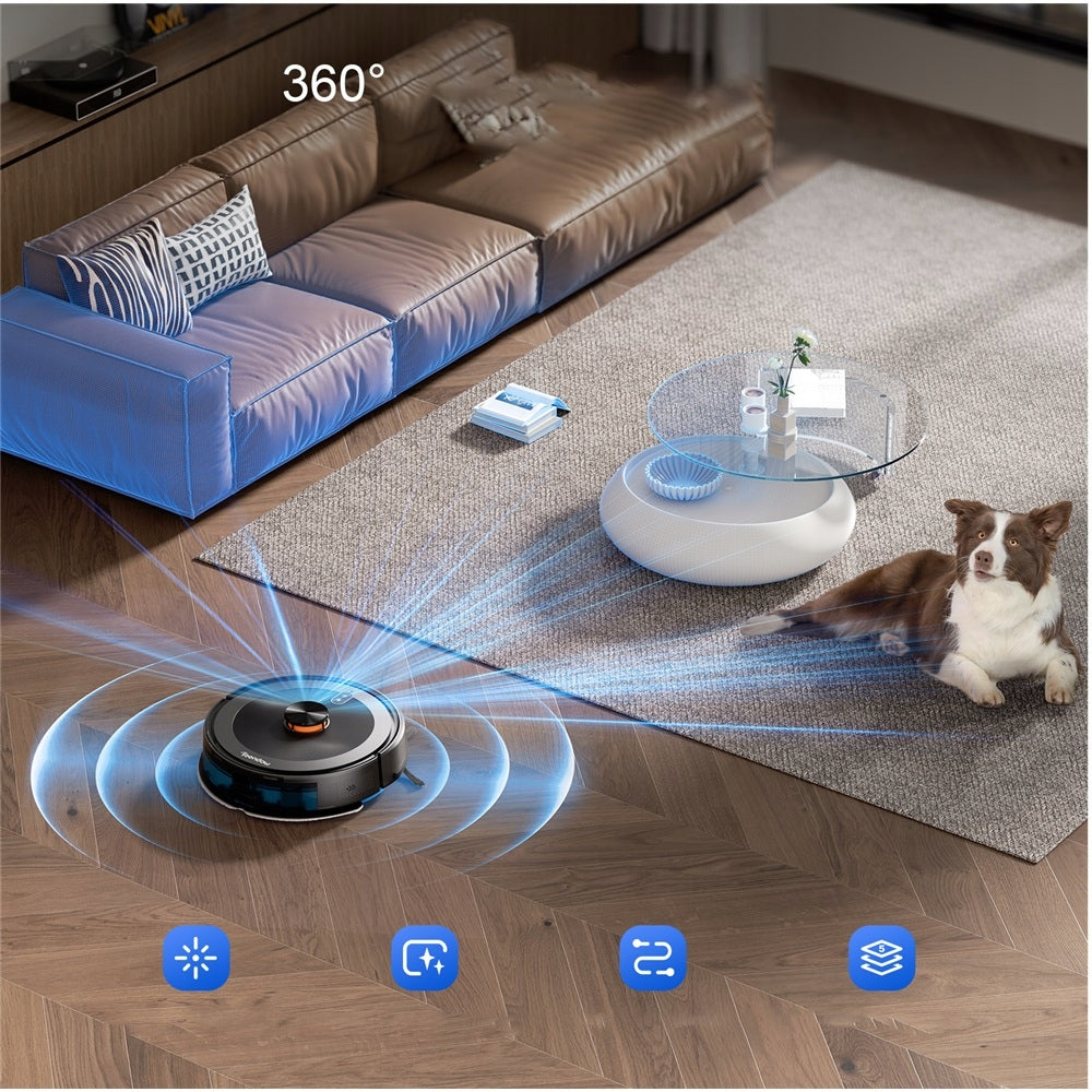 ROBOT CLEANING MOPPING VACUUM CLEANER TEENDOW D10S MAX EMPTYING STATION Packaging status original