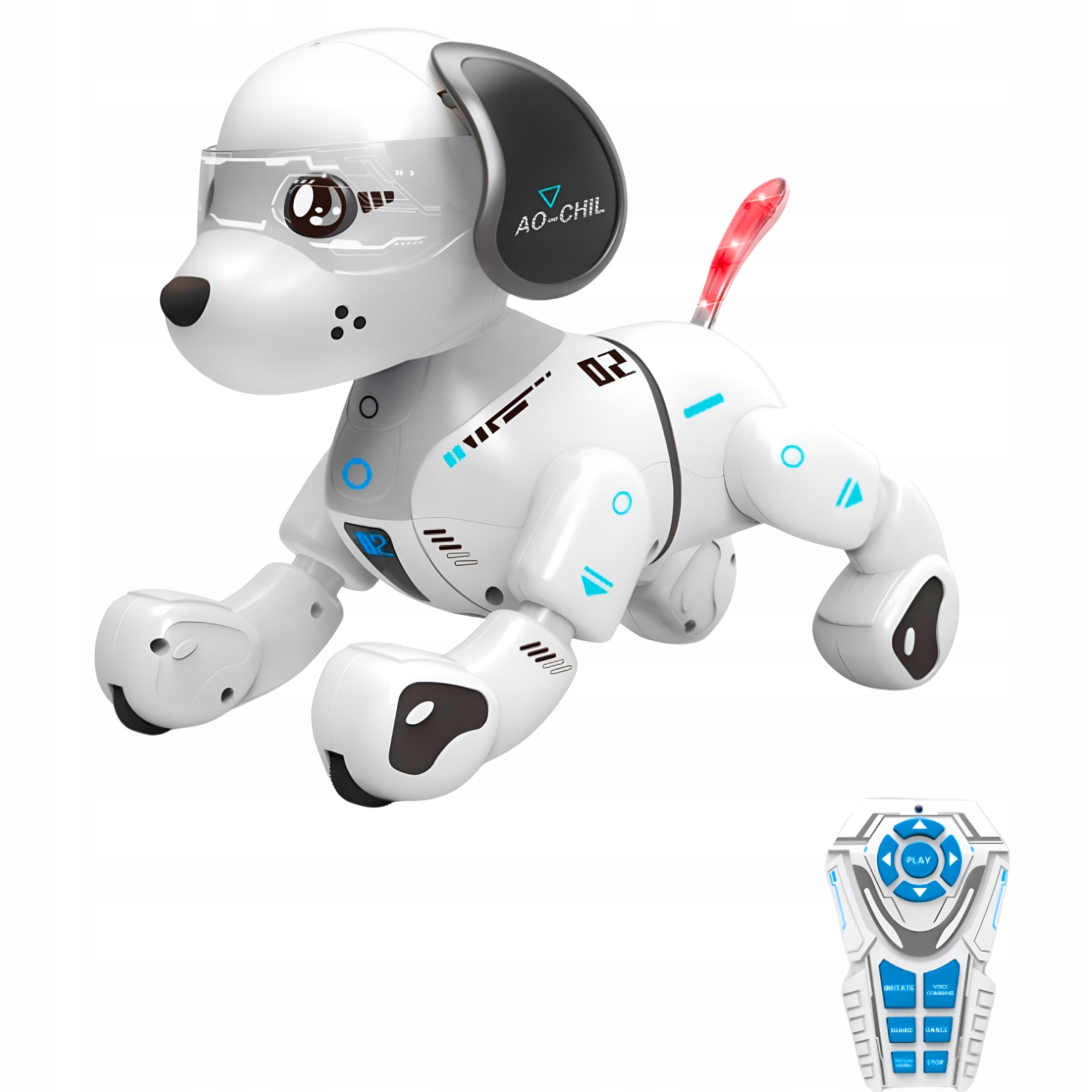 ROBOT DOG INTERACTIVE REMOTE CONTROLLED R/C RESPONDS TO COMMANDS 3+ Brand BOUNN