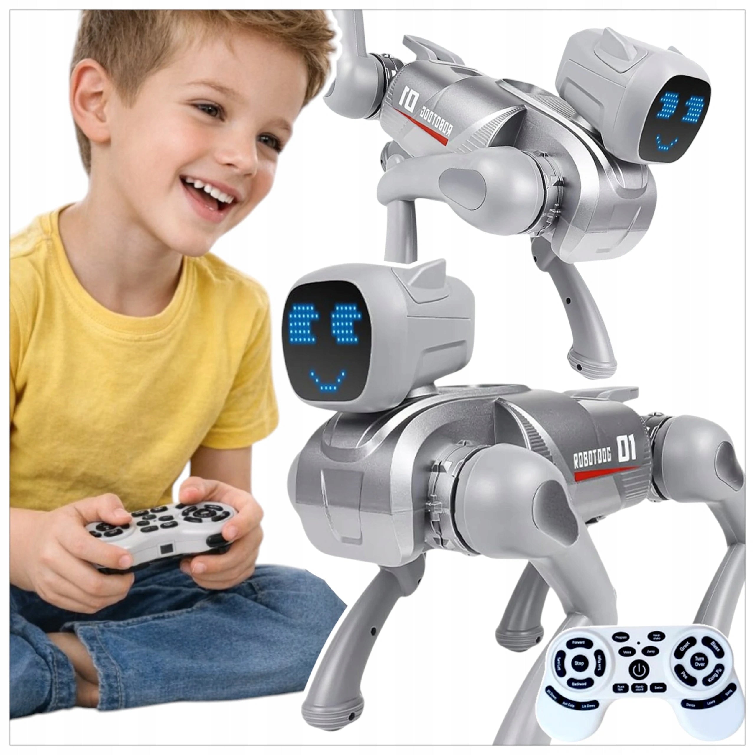 ROBOT DOG TOY INTERACTIVE PROGRAMMING VOICE CONTROL APPLICATION Packaging status original