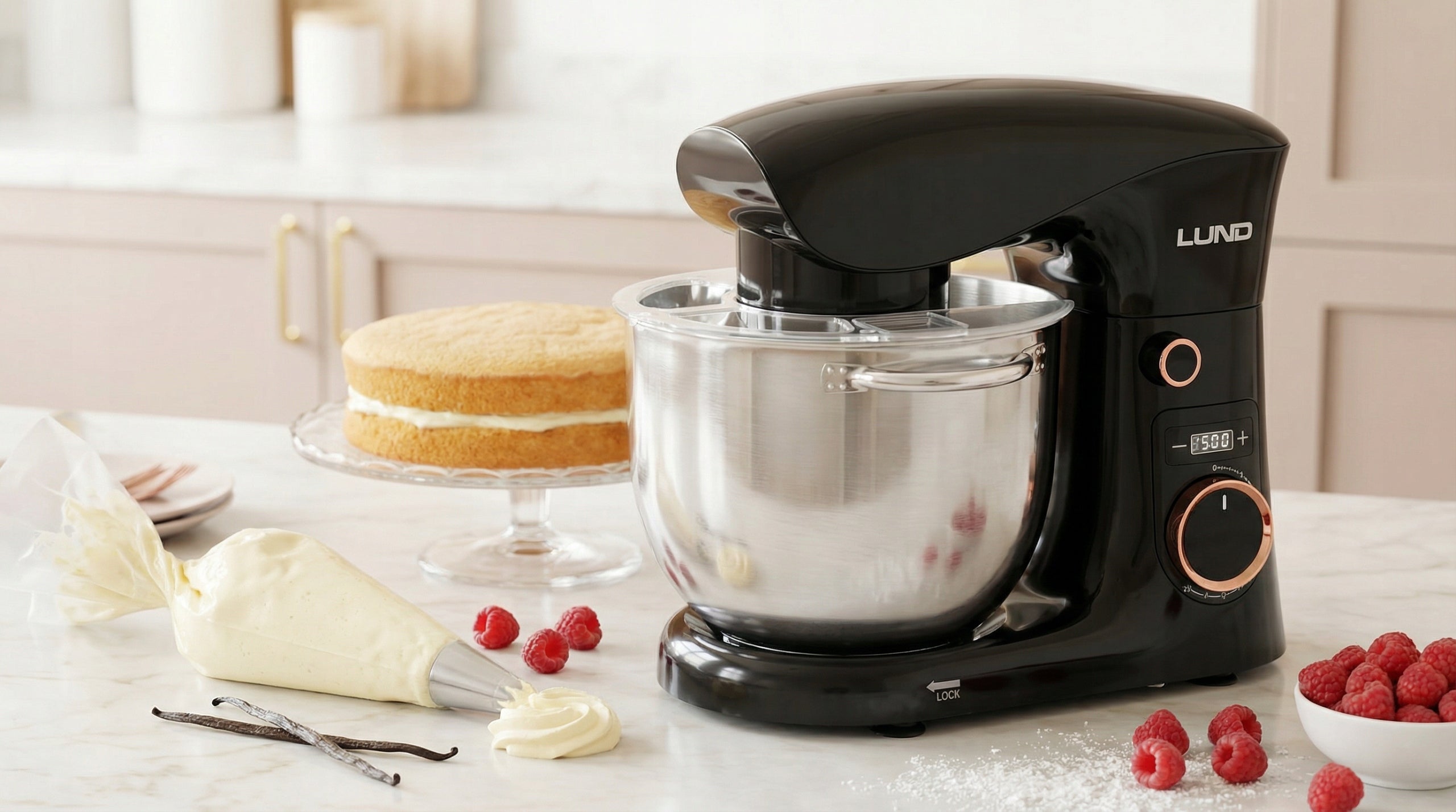 ROBOT FOOD PROCESSOR PLANETARY MIXER 5L POWER 1500W HOOK STIRRER WHISK BOWL Manufacturer code 67813