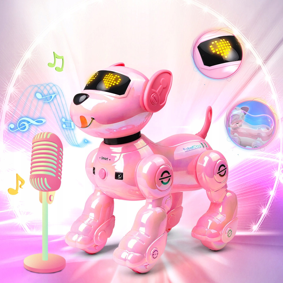 ROBOT INTERACTIVE DOG REMOTE CONTROLLED DOG FOR PROGRAMMING 17FUNCTIONS Packaging status original