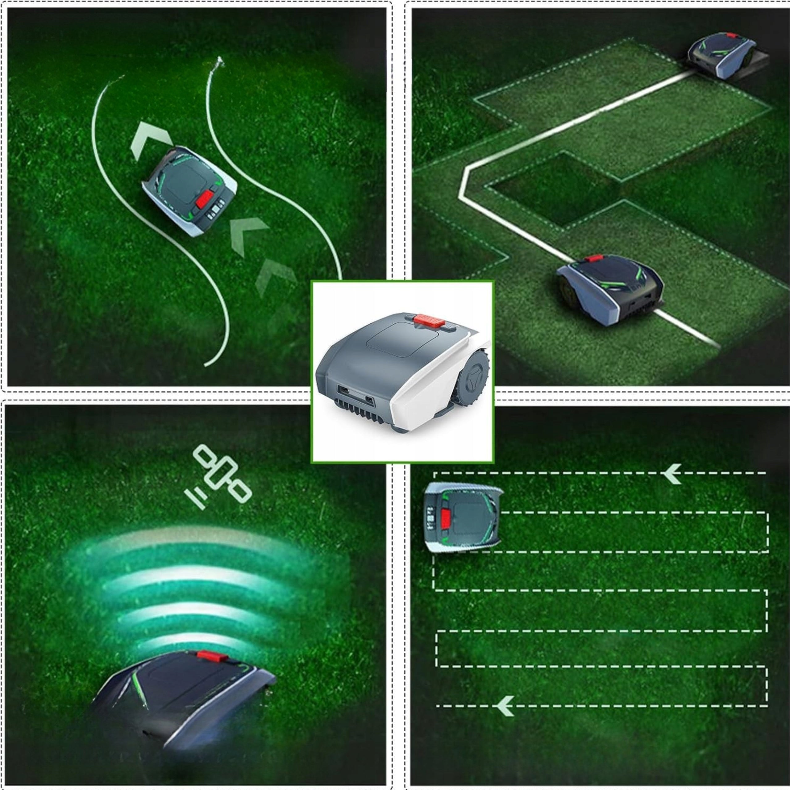 ROBOT MOWING LAWN MOWER WITHOUT CABLE WIFI APPLICATION OWLMOW M18EX Brand no brand