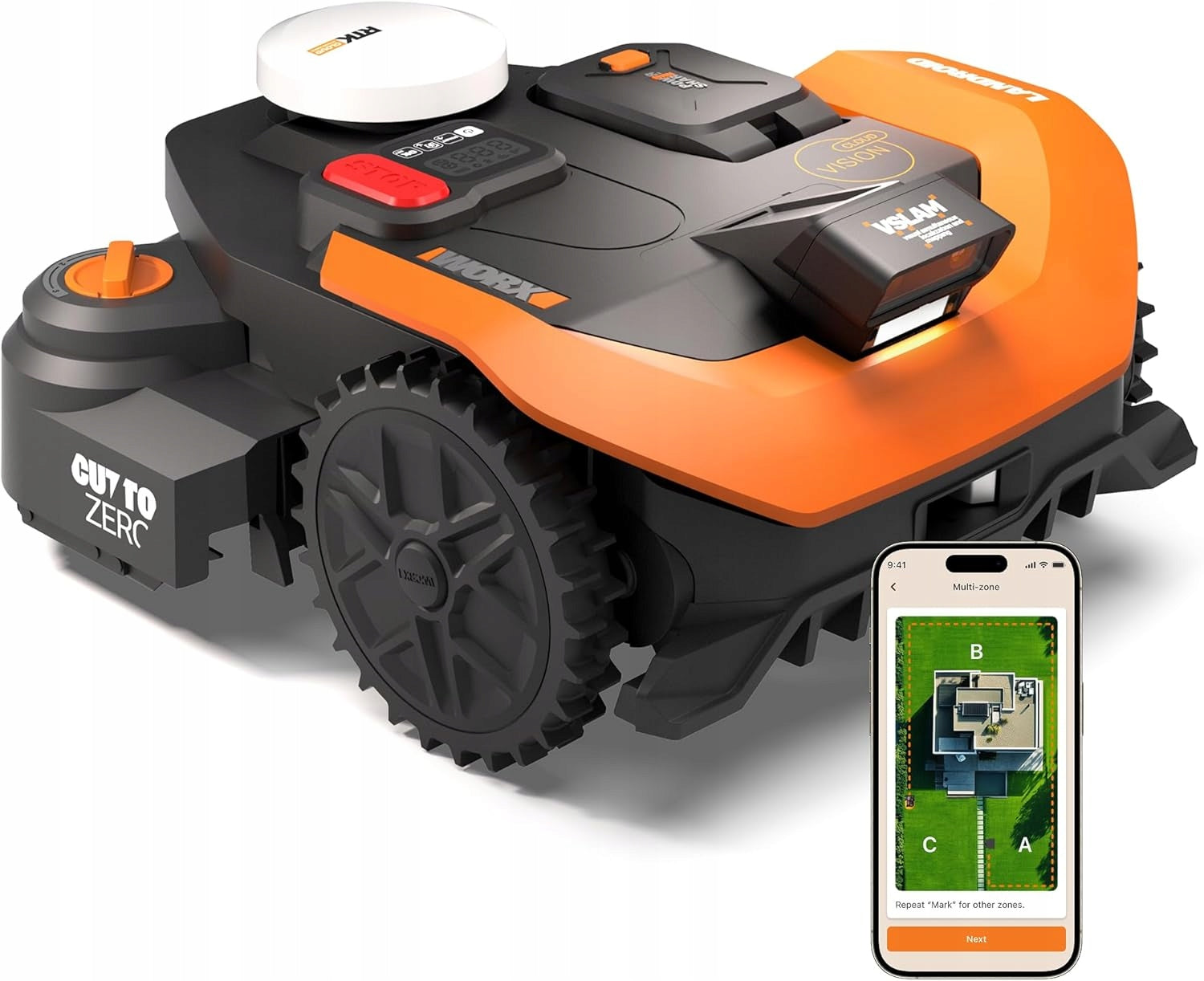 ROBOT MOWING WIRELESS AI 3000M2 AUTOMATIC