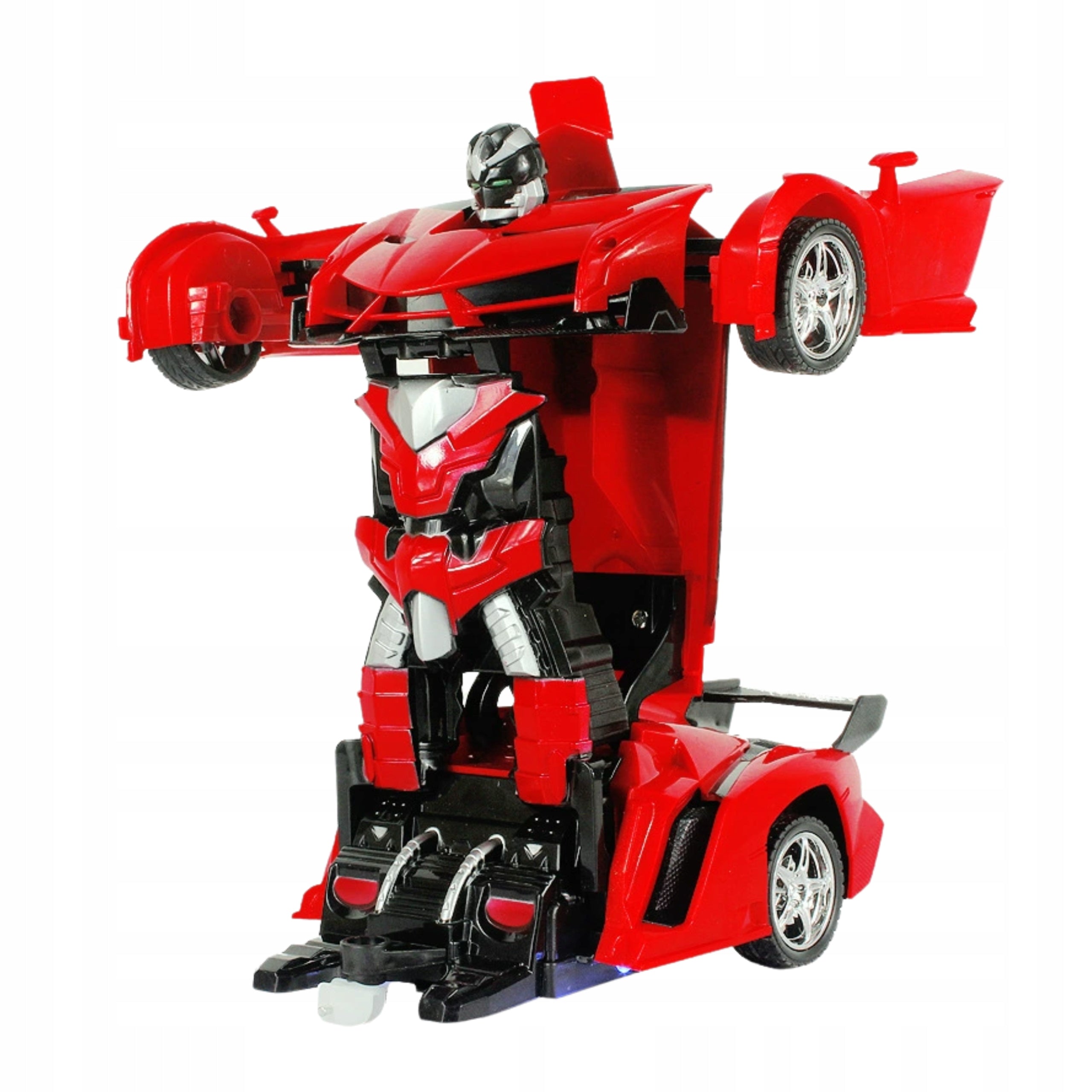ROBOT RC Car 2in1 Remote Controlled Lights Sound LAMBO RED Brand no brand