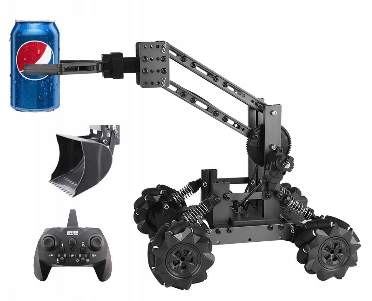 ROBOT REMOTE CONTROLLED METAL MANIPULATOR 2in1 CHYTAK + BALD RC Manufacturer code JK03