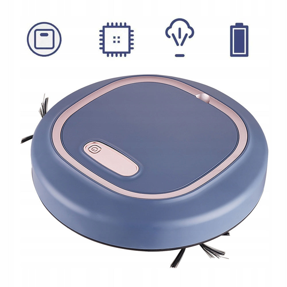 ROBOT VACUUM CLEANER BLUE 3IN1 FALL SENSOR FOR CARPET FLOORS