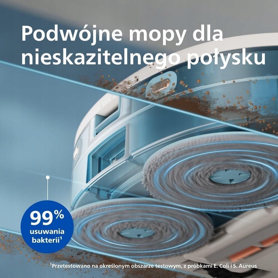 ROBOT VACUUMING-MOPPING 10000PA LASER NAVIGATION AUTO-CLEANING Dominant color clear