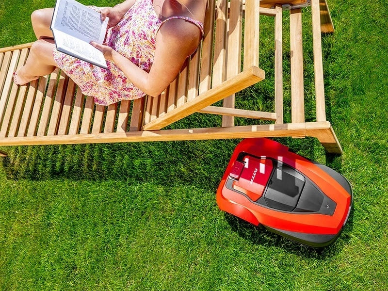 ROBOT mower MTF DM2 2500i AUTOMATIC lawn mower 2500m2,WIFI Additional information rain sensor controlled via smartphone PIN code