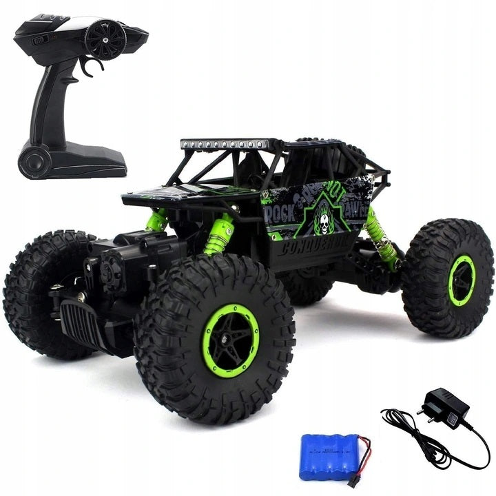 ROCK CRAWLER CAR REMOTE CONTROLLED RC 4x4 TWO MOTORS OFF-ROAD AUTO