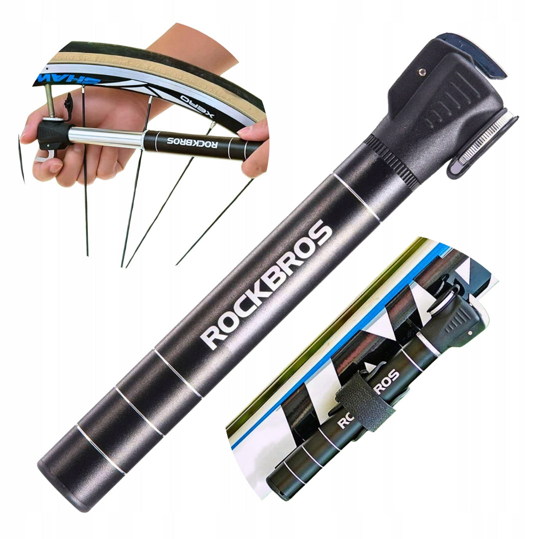 ROCKBROS MINI BICYCLE PUMP FOR BALL SMALL 100psi 7bar UNIVERSAL