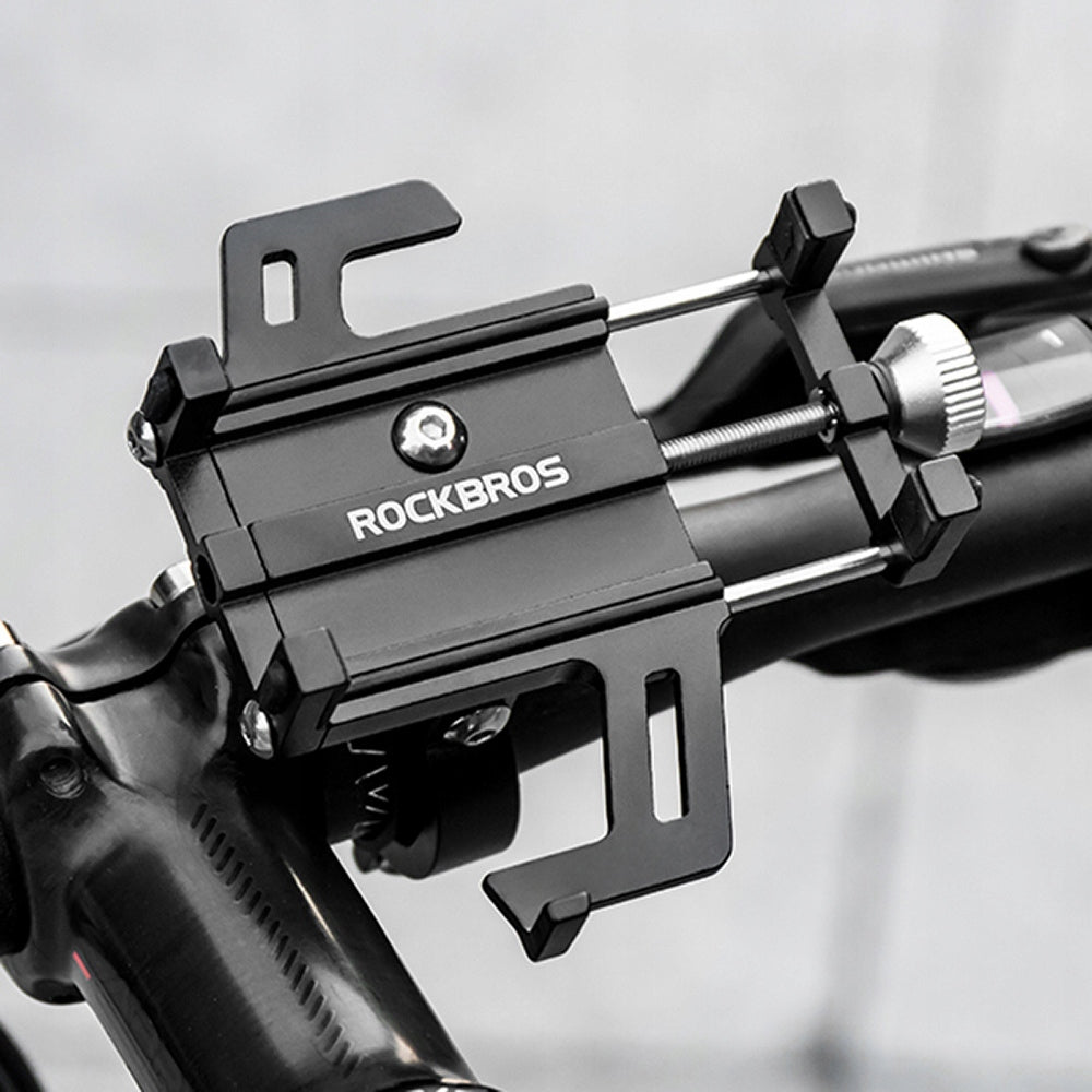 ROCKBROS MOTORCYCLE BIKE HOLDER FOR PHONE HANDLEBAR GUB ALU STRONG Brand Rockbros