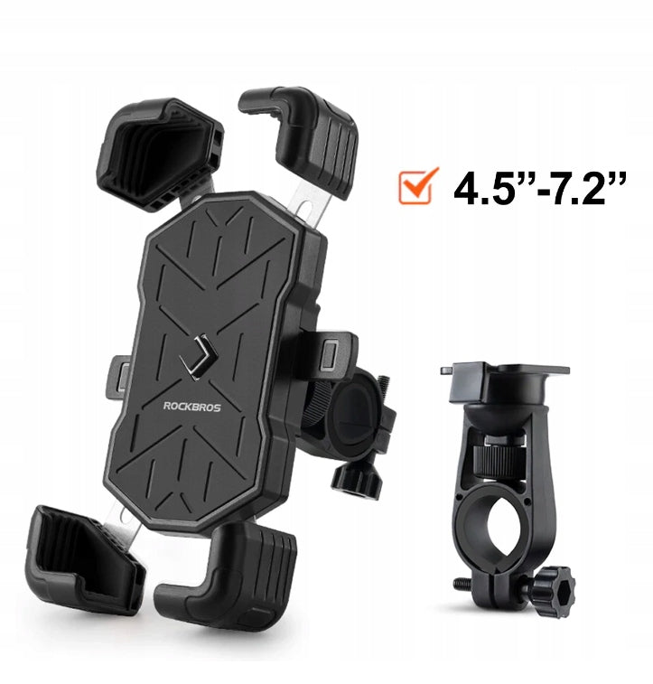 ROCKBROS PHONE HOLDER FOR BIKE HW-117 UNIVERSAL WITH ADJUSTABLE ANGLE Manufacturer code 5907769313950