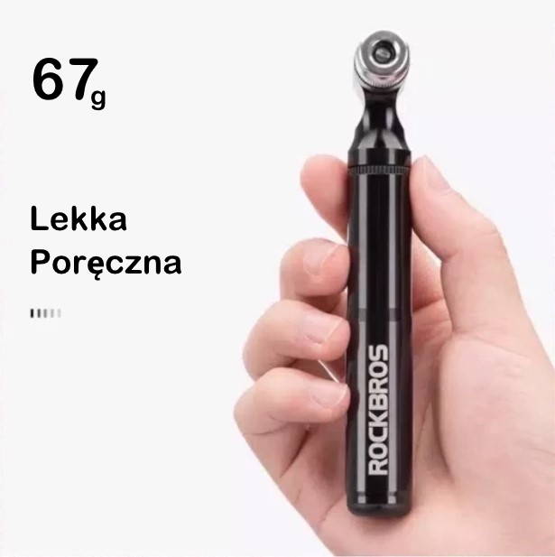 ROCKBROS Small bicycle pump (JG-PB-11) 130PSI Dominant material aluminum