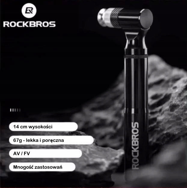ROCKBROS Small bicycle pump (JG-PB-11) 130PSI Kind manual