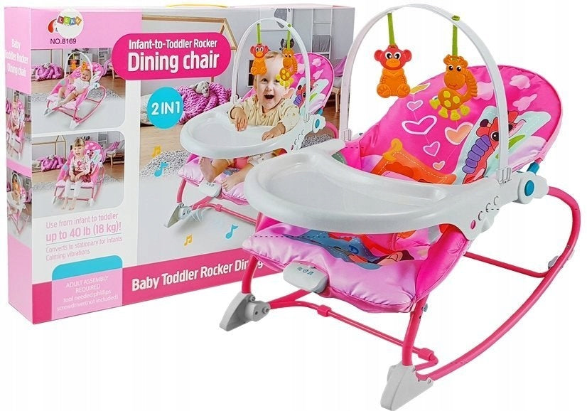 ROCKER CRADLE FEEDING SEAT 2IN1 PINK EAN (GTIN) 5901421290078