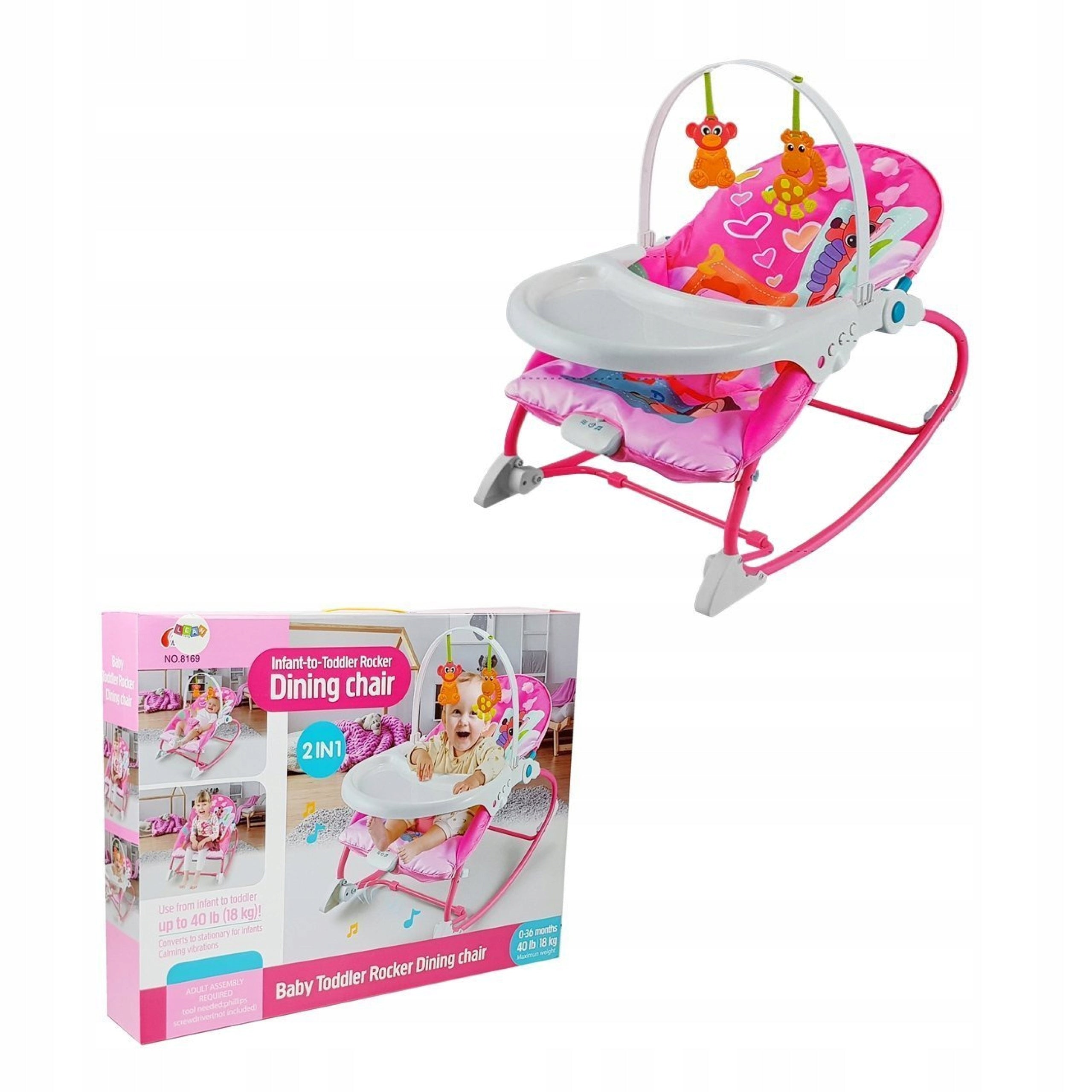 ROCKER CRADLE FEEDING SEAT 2IN1 PINK