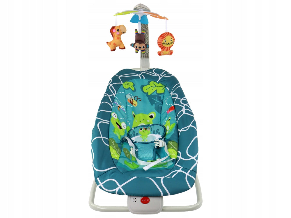 ROCKER LOUNGER 2IN1 CHILDREN'S ROCKER FOTLIK BLUE ZABKA *16242* Brand LEAN Toys