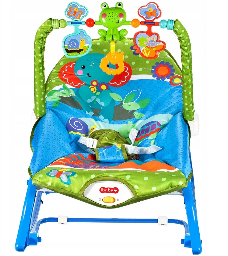 ROCKER LOUNGER 3in1 ELEPHANT 18kg VIBRATION MUSIC Packaging status original