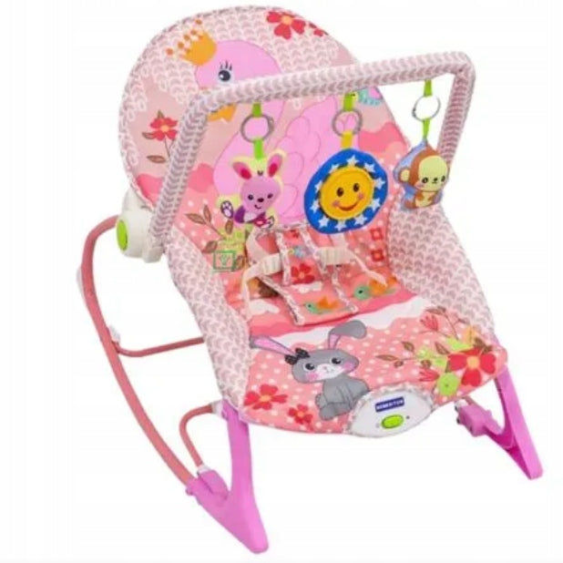 ROCKER LOUNGER CHAIR 3in1 up to 18kg MUSIC + VIBRATION + TOYS