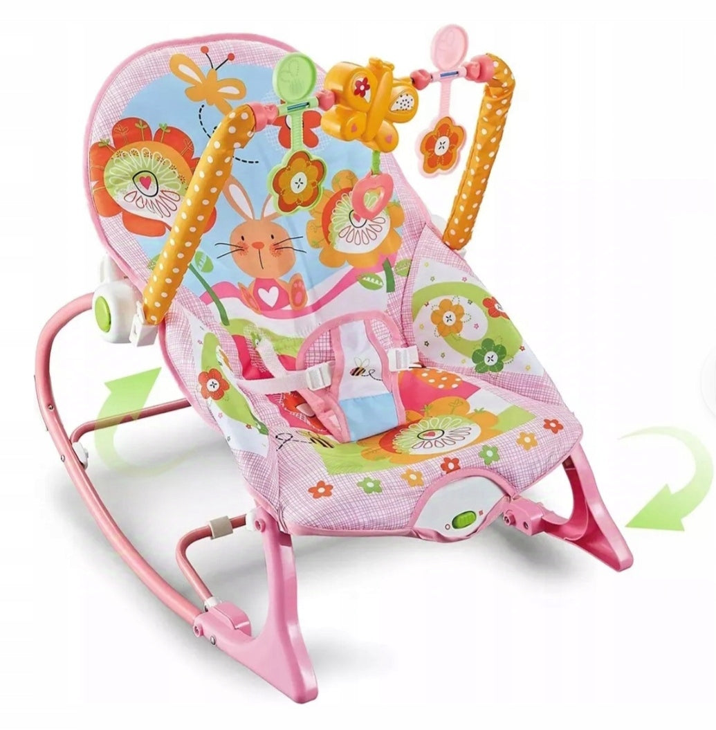ROCKER LOUNGER VIBRATION CRADLE MUSIC BUNNY 0-18 KG. EAN (GTIN) 5906109639569
