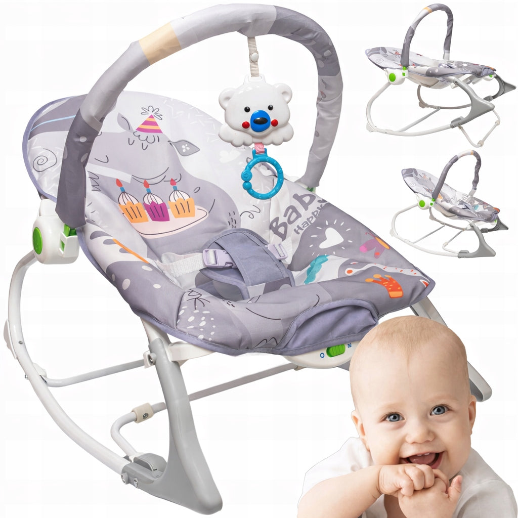 ROCKER LOUNGER VIBRATION TOY WITH MELODIES CRADLE FOR BABIES