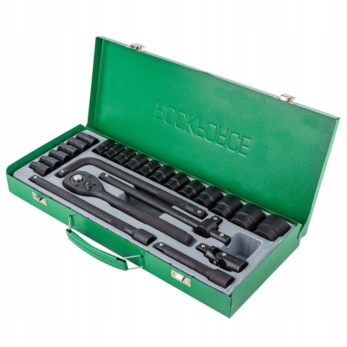 ROCKFORCE IMPACT WRENCH SET 24el. 1/2" 6ANGLE (8-32mm) RF-4245B-5MPB Brand Rockforce