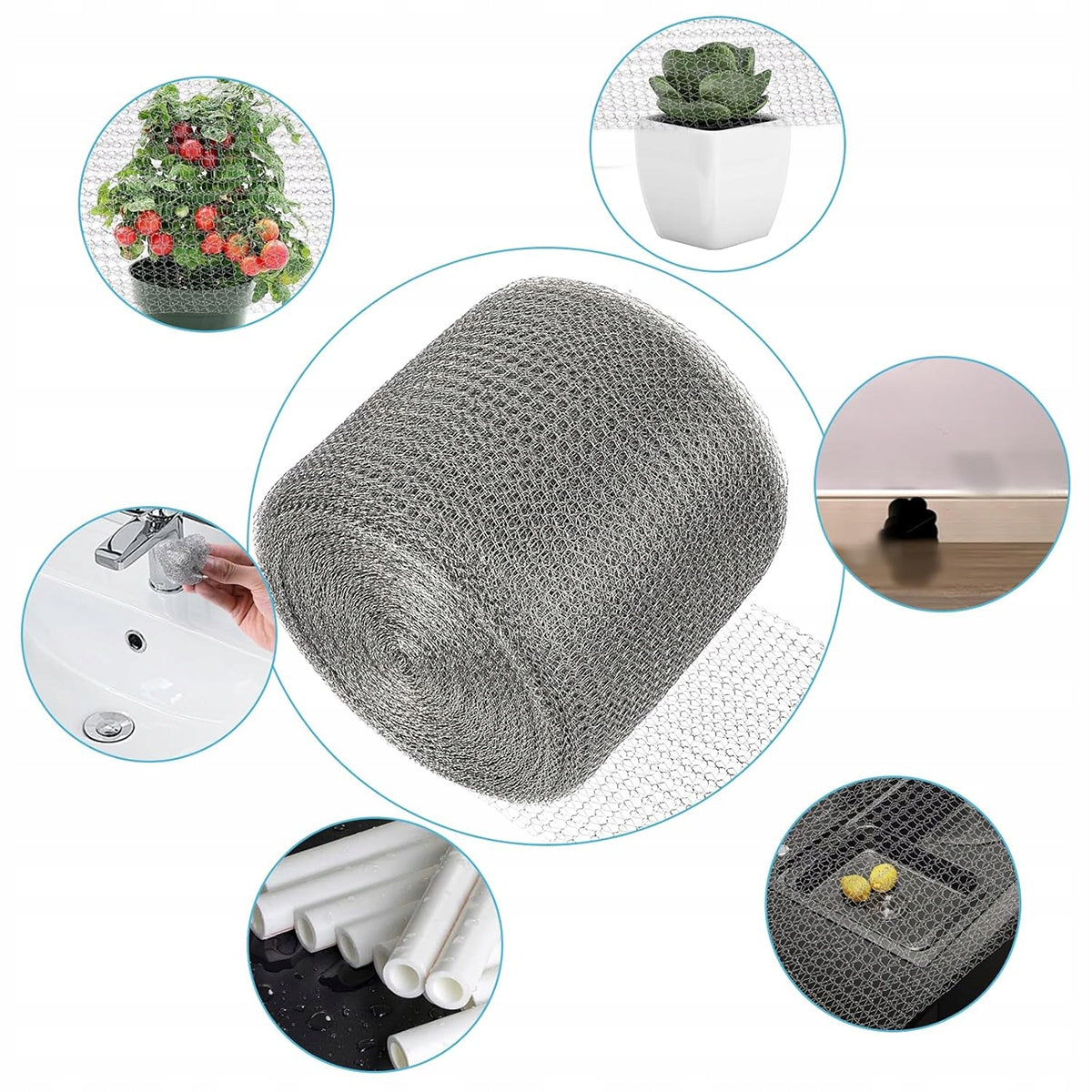 RODENT NETTING, STAINLESS STEEL METAL NETTING, FOR GARDEN Kind mesh