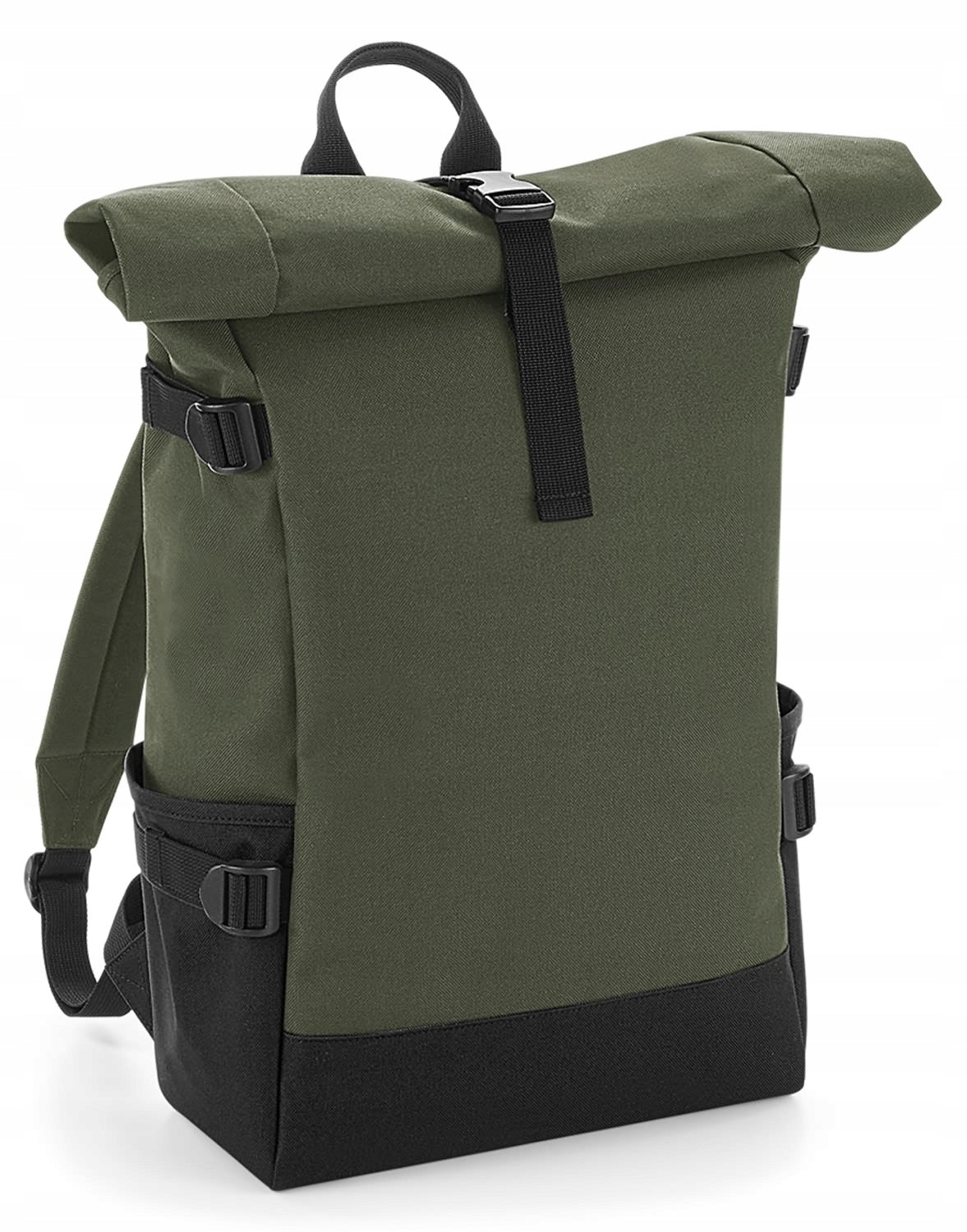 ROLL-TOP BACKPACK EVERYDAY URBAN LARGE LIGHT FOR LAPTOP OLIVE