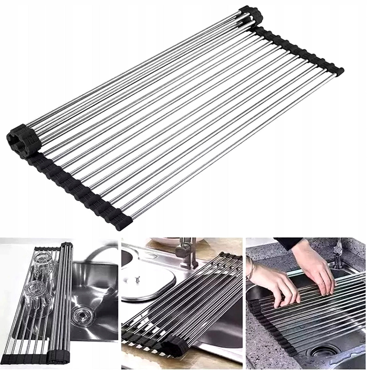 ROLL-UP SINK DRAINER DRYER 30 cm x 45 cm Manufacturer code APT_AG882