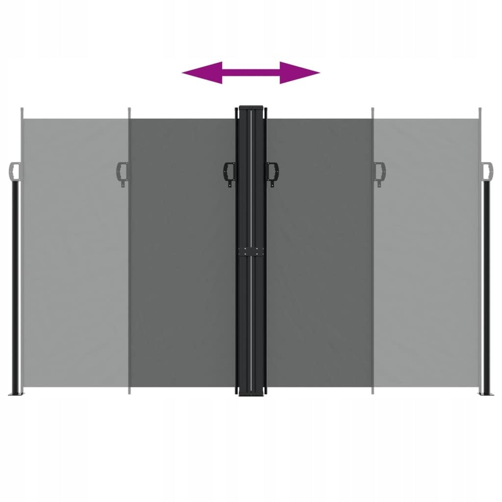 ROLLED SIDE AWNING ANTHRACITE 200X 1000CM Product weight with unit packaging 19.4 kg