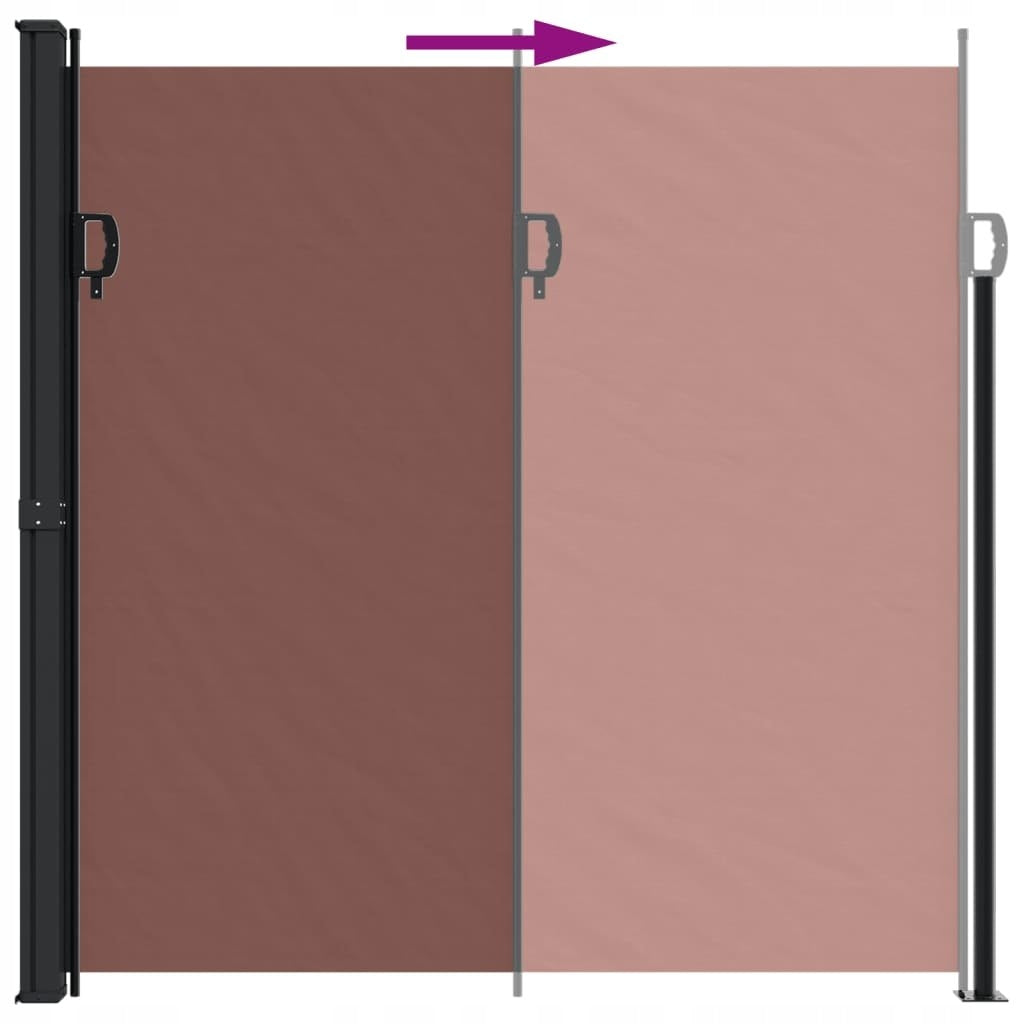 ROLLED SIDE AWNING BROWN 200X500CM Manufacturer code 4004464