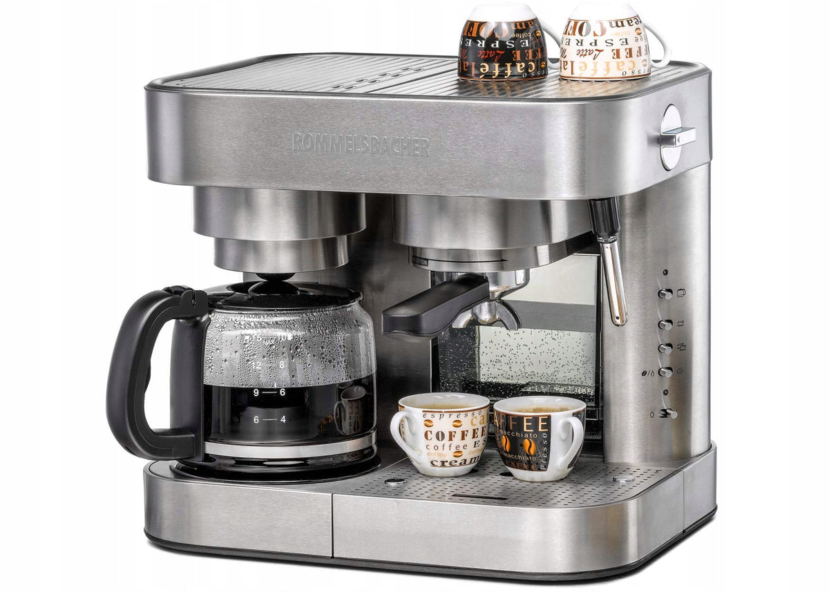 ROMMELSBACHER Espresso Coffee Maker EKS 3010 With Milk Foaming Nozzle
