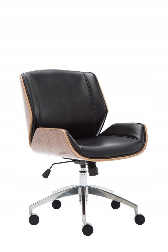 RON SWIVEL CHAIR - WALNUT / BLACK