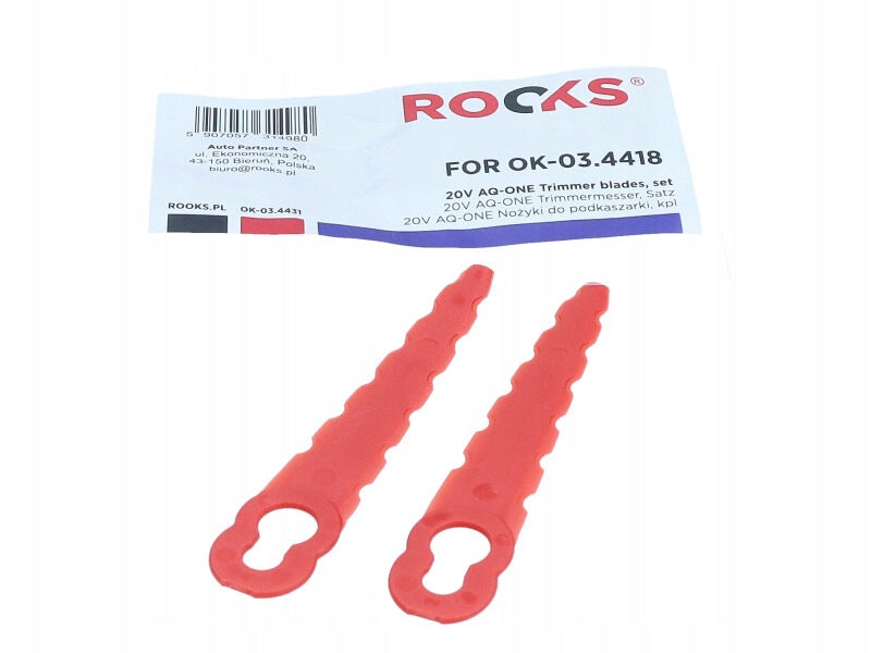 ROOKS 20V AQ-ONE TRIMMER CUTTERS OK-03.4418, SET Brand Rooks