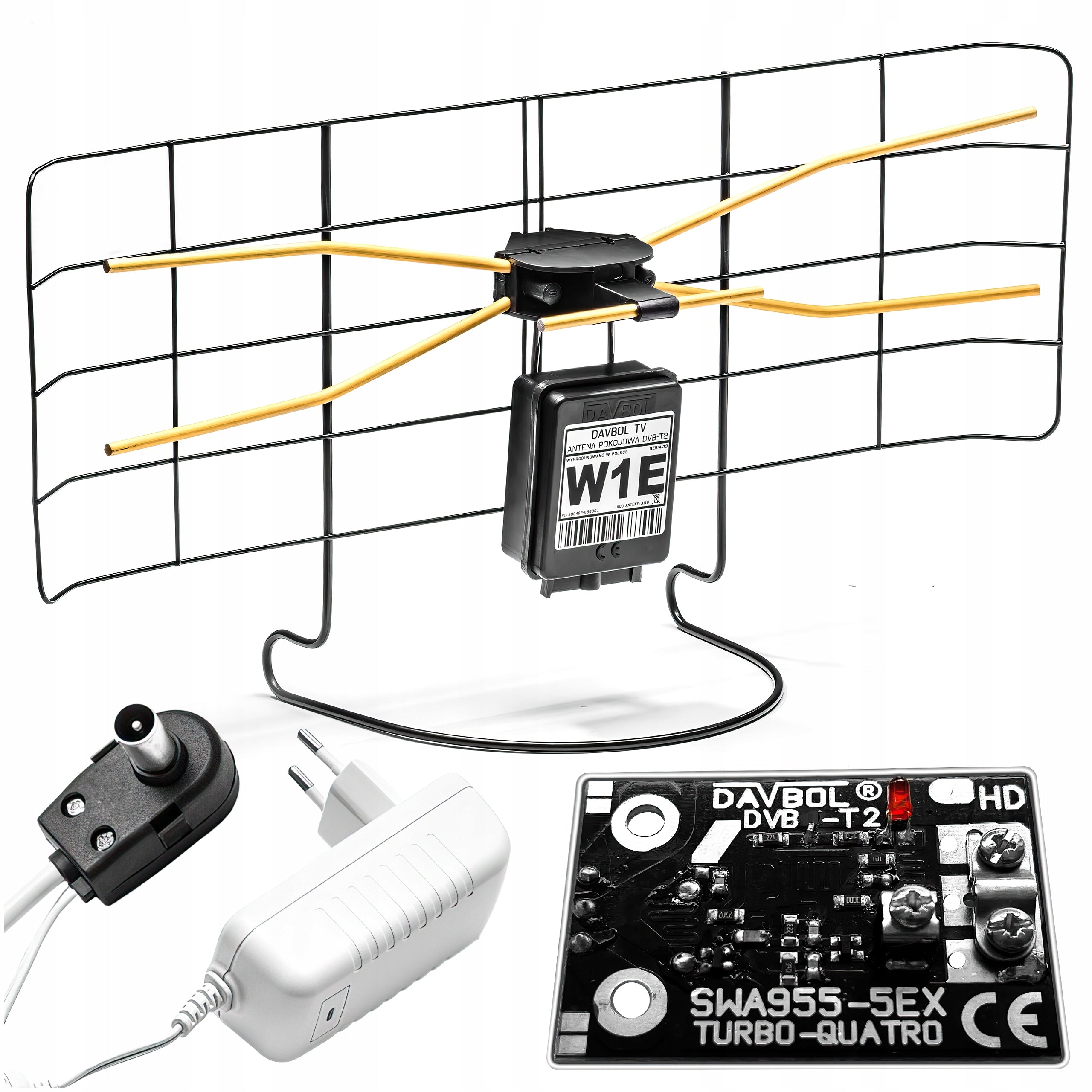 ROOM ANTENNA dvbt2 Indoor Outdoor WE1 MOST POWERFUL terrestrial TV