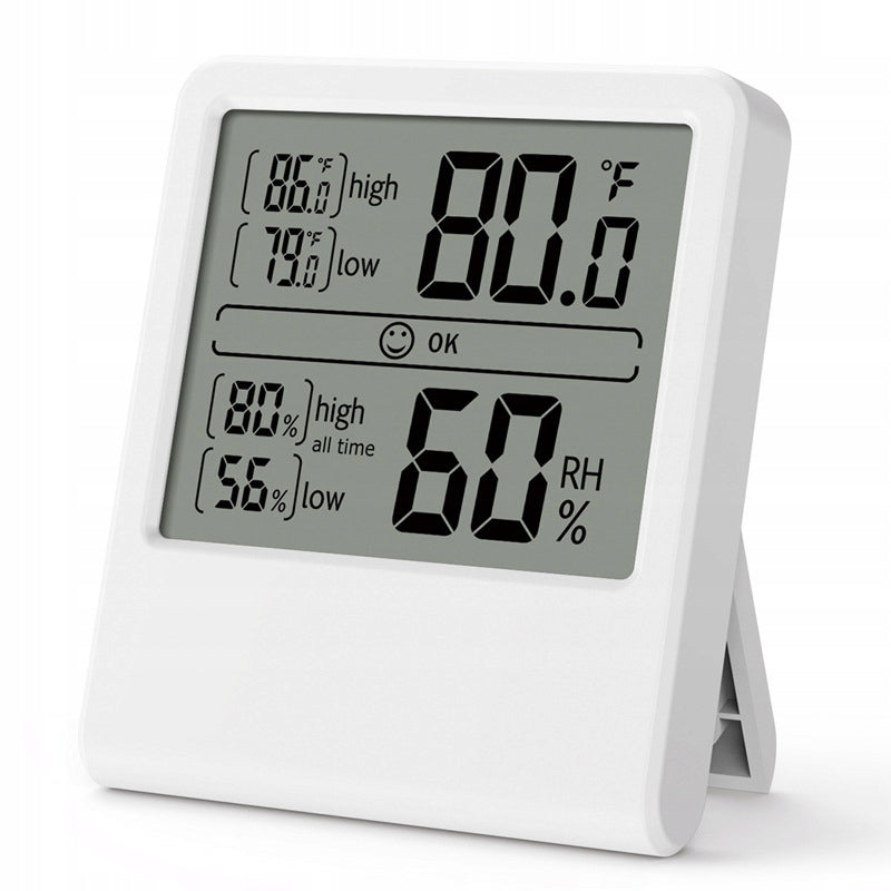 ROOM THERMOMETER ACCURATE ELECTRONIC WIRELESS WITH HYGROMETER WHITE Manufacturer code TERMOMETR DOMOWY ELEKTRONICZNY CYFROWY LCD