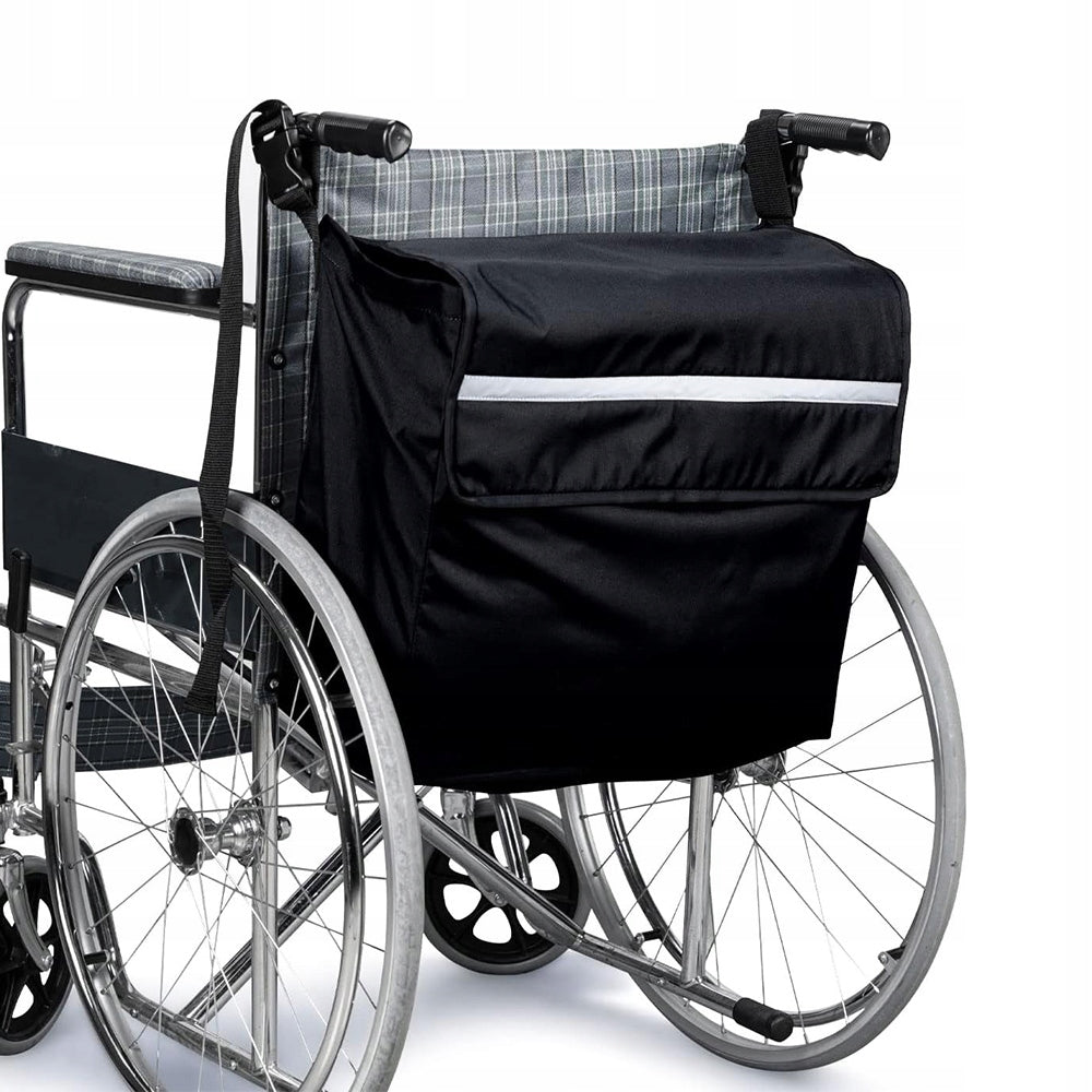 ROOMY WHEELCHAIR BAG BACKPACK FOR SENIOR WALKER LARGE